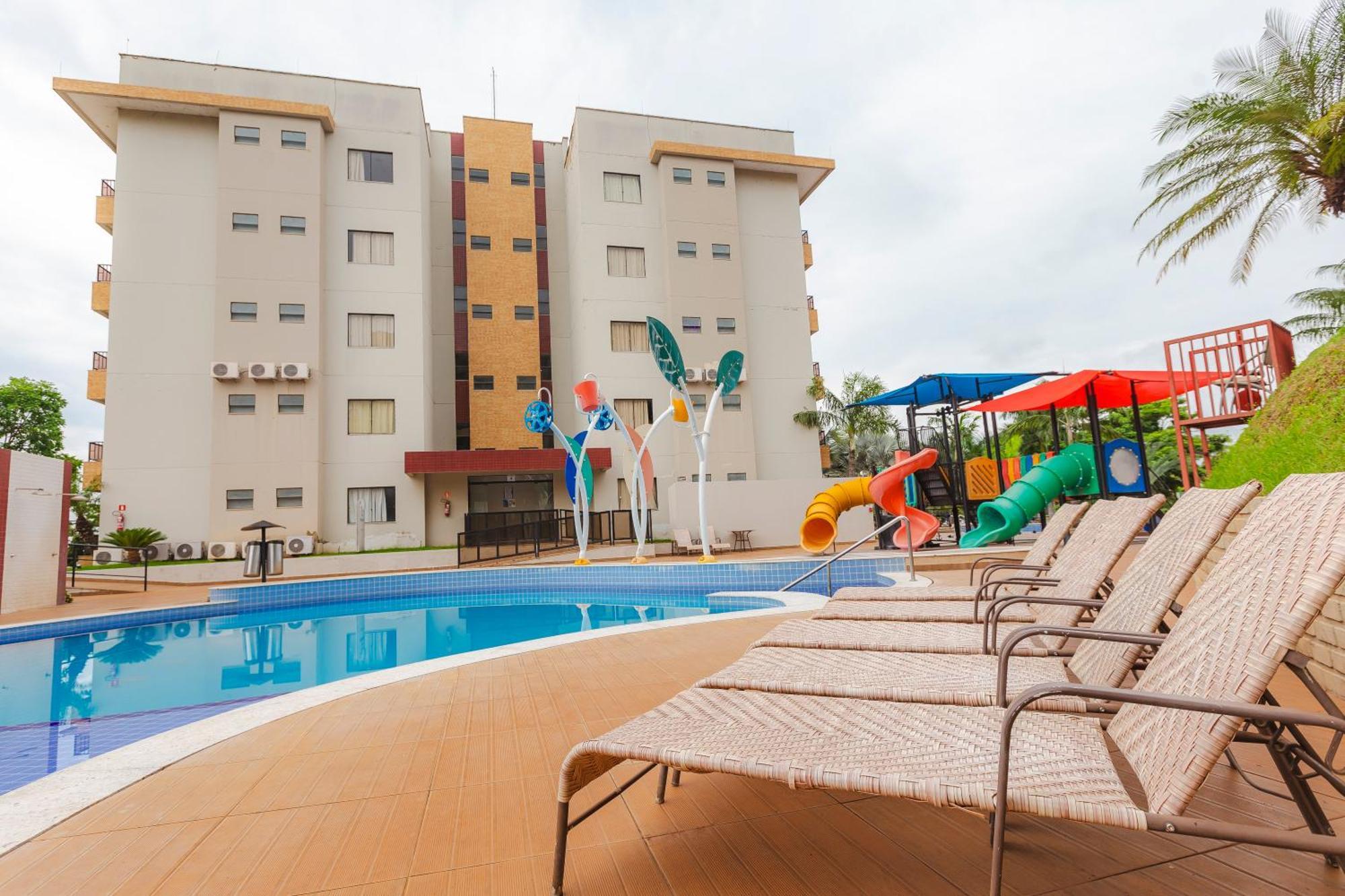 Hotel Marina flat é Náutica Caldas Novas Esterno foto
